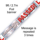 Congratulations You’ve Passed! - Banners & Bunting